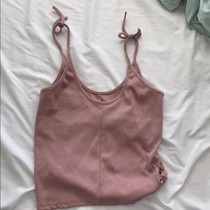 Cute blush tank top